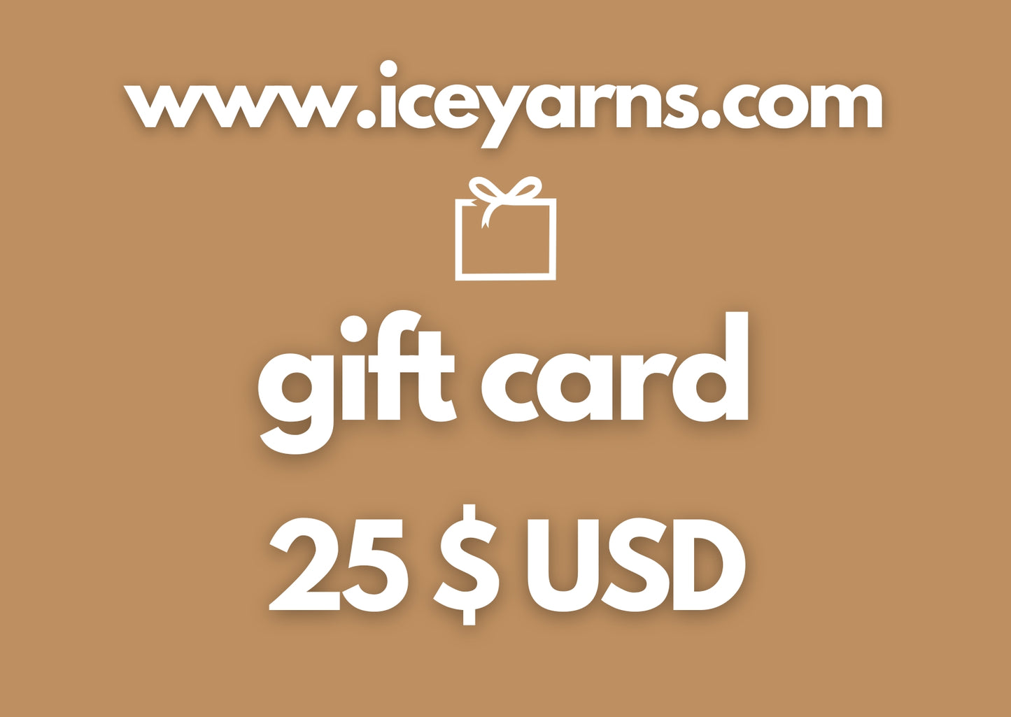 Gift Card $25 USD