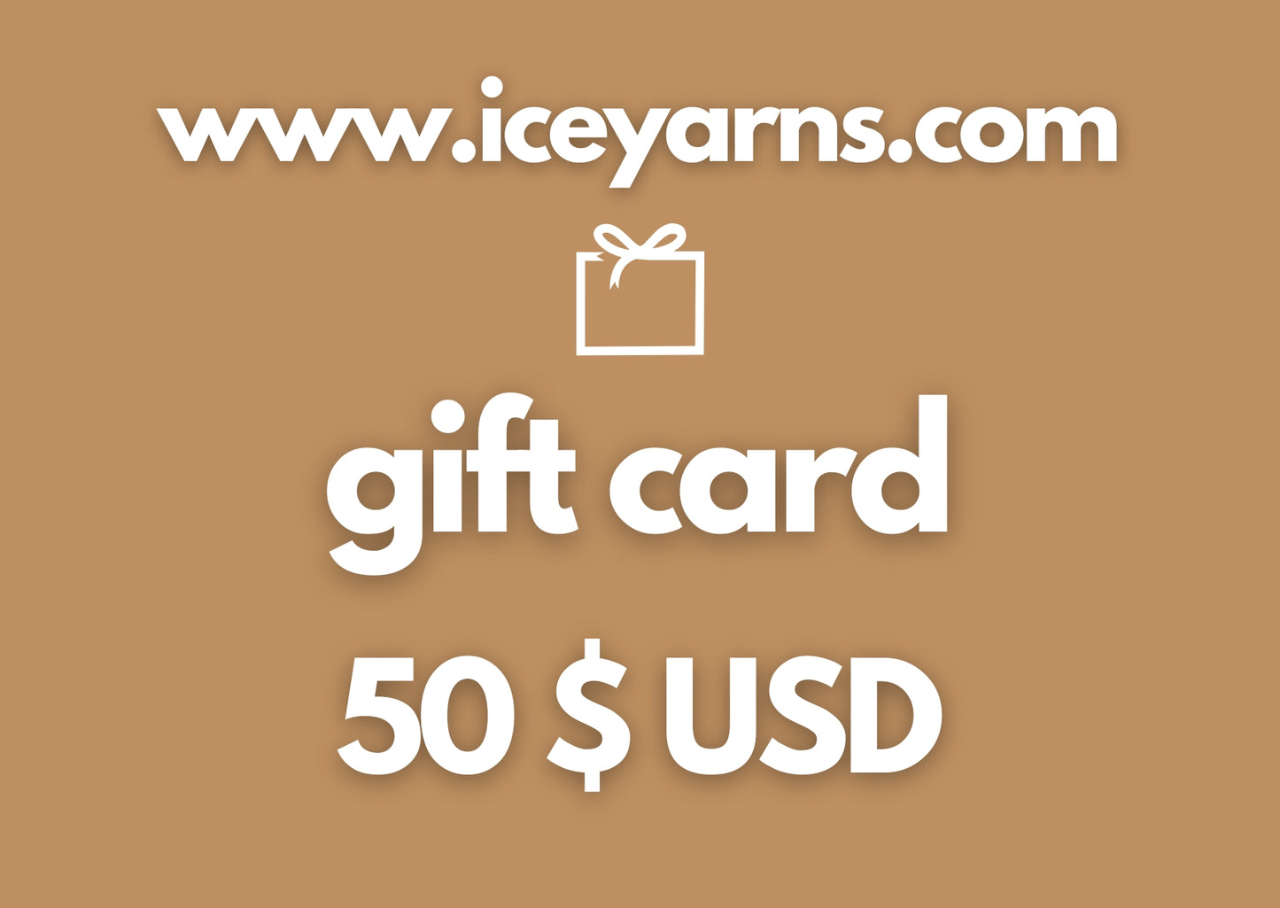 Gift Card $50 USD