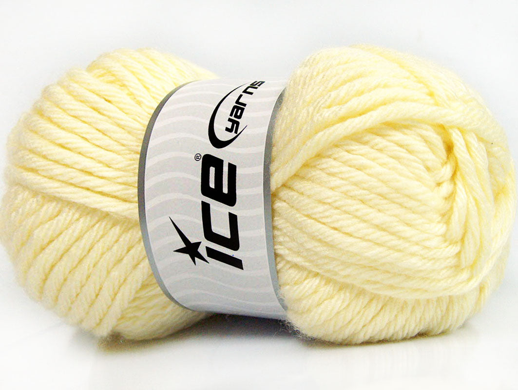 Lot of 4 x 100gr Skeins Ice Yarns ATLAS SUPERBULKY Hand Knitting Yarn Cream