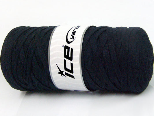 250 gr ICE YARNS JUMBO COTTON RIBBON (100% Recycled Cotton) Yarn Dark Navy