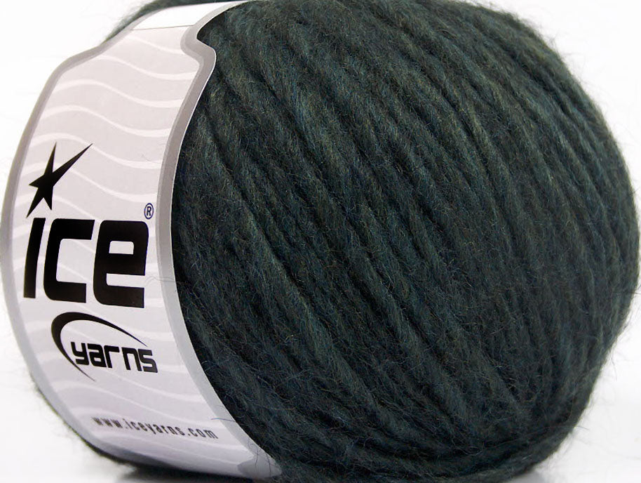 Lot of 8 Skeins ICE ETNO ALPACA (25% Alpaca 50% Merino Wool) Yarn Teal Grey