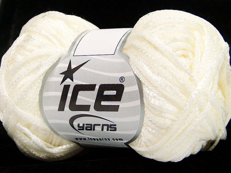 Lot of 8 Skeins Ice Yarns SALE SUMMER Hand Knitting Yarn Ecru