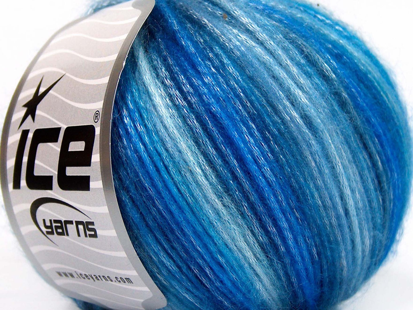 Lot of 8 Skeins Ice Yarns PICASSO Hand Knitting Yarn Turquoise Shades