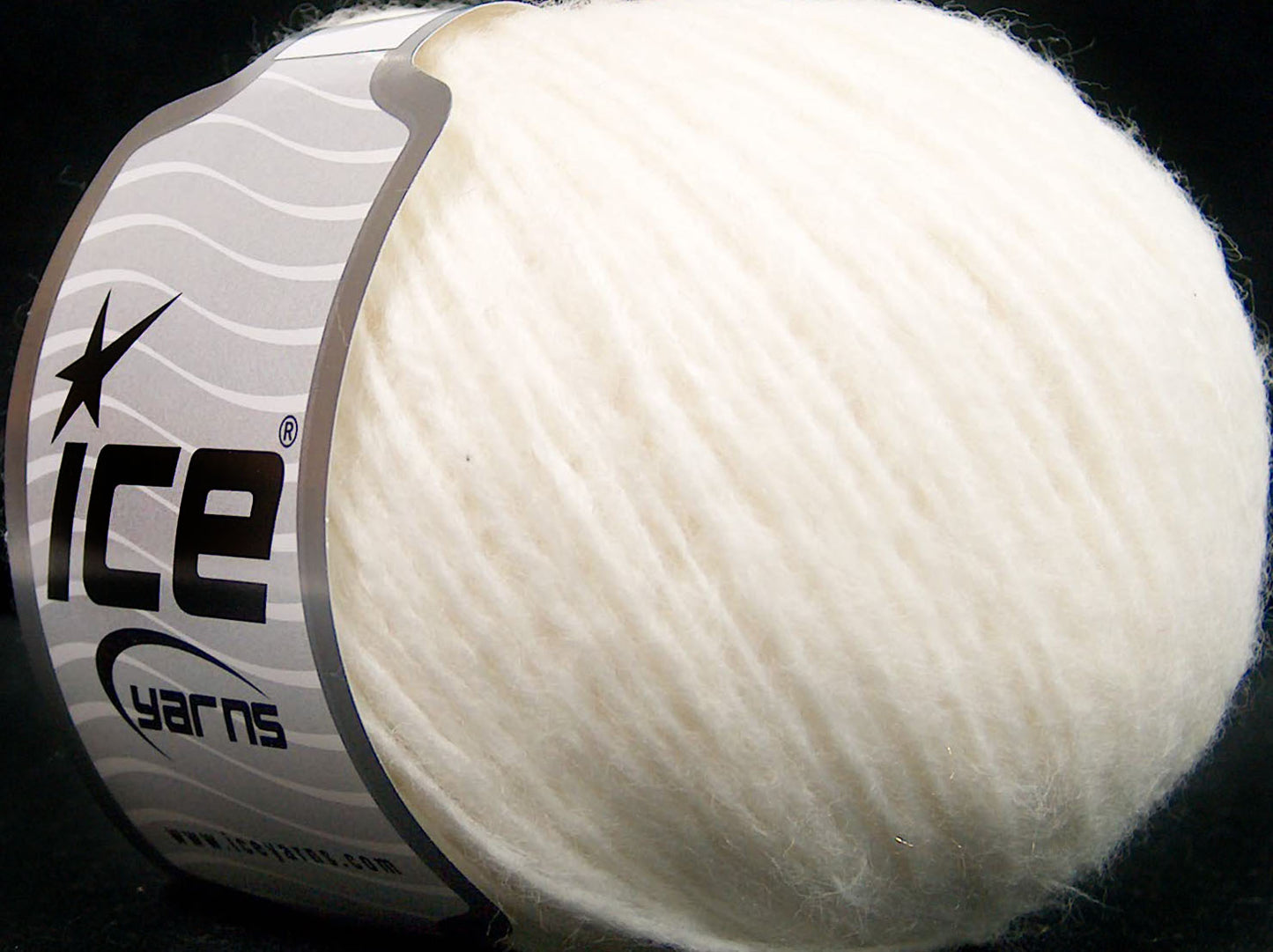 Lot of 6 Skeins Ice Yarns MERINO EXTRAFINE COTTON (30% Extrafine Merino Wool 30% Cotton) Yarn Light Cream