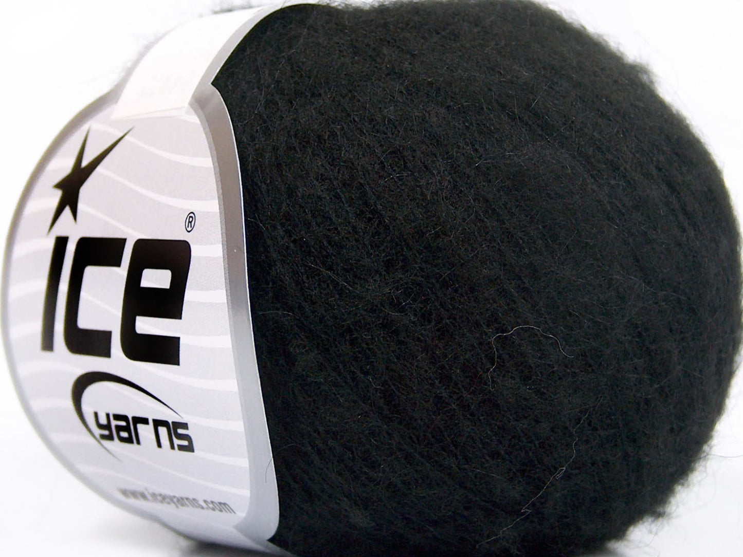 Lot of 10 Skeins Ice Yarns SUPERKID MOHAIR COMFORT (41% SuperKid Mohair 5% Merino Wool) Yarn Black