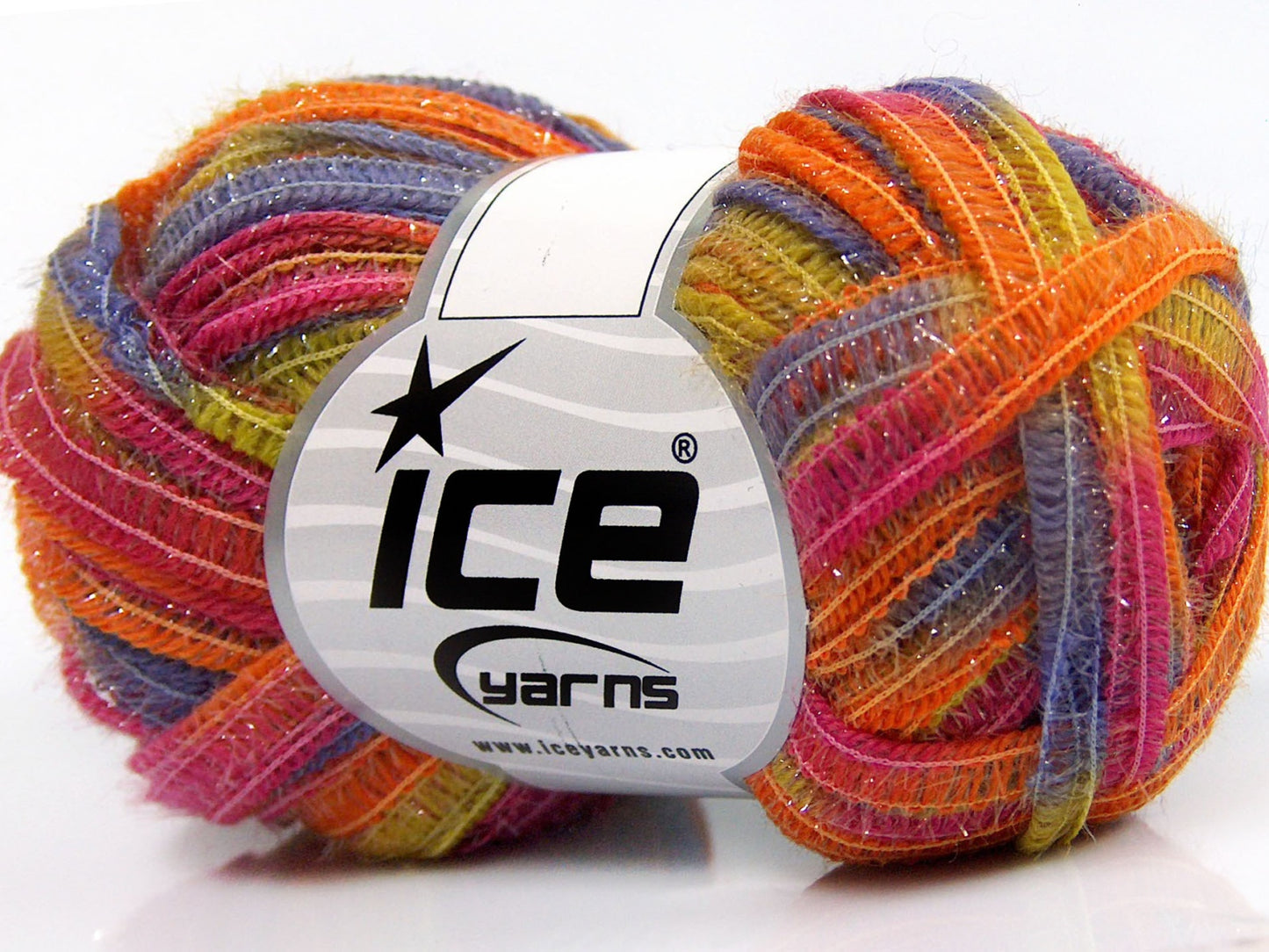 Lot of 8 Skeins Ice Yarns PONTUS (50% Wool) Hand Knitting Yarn Rainbow