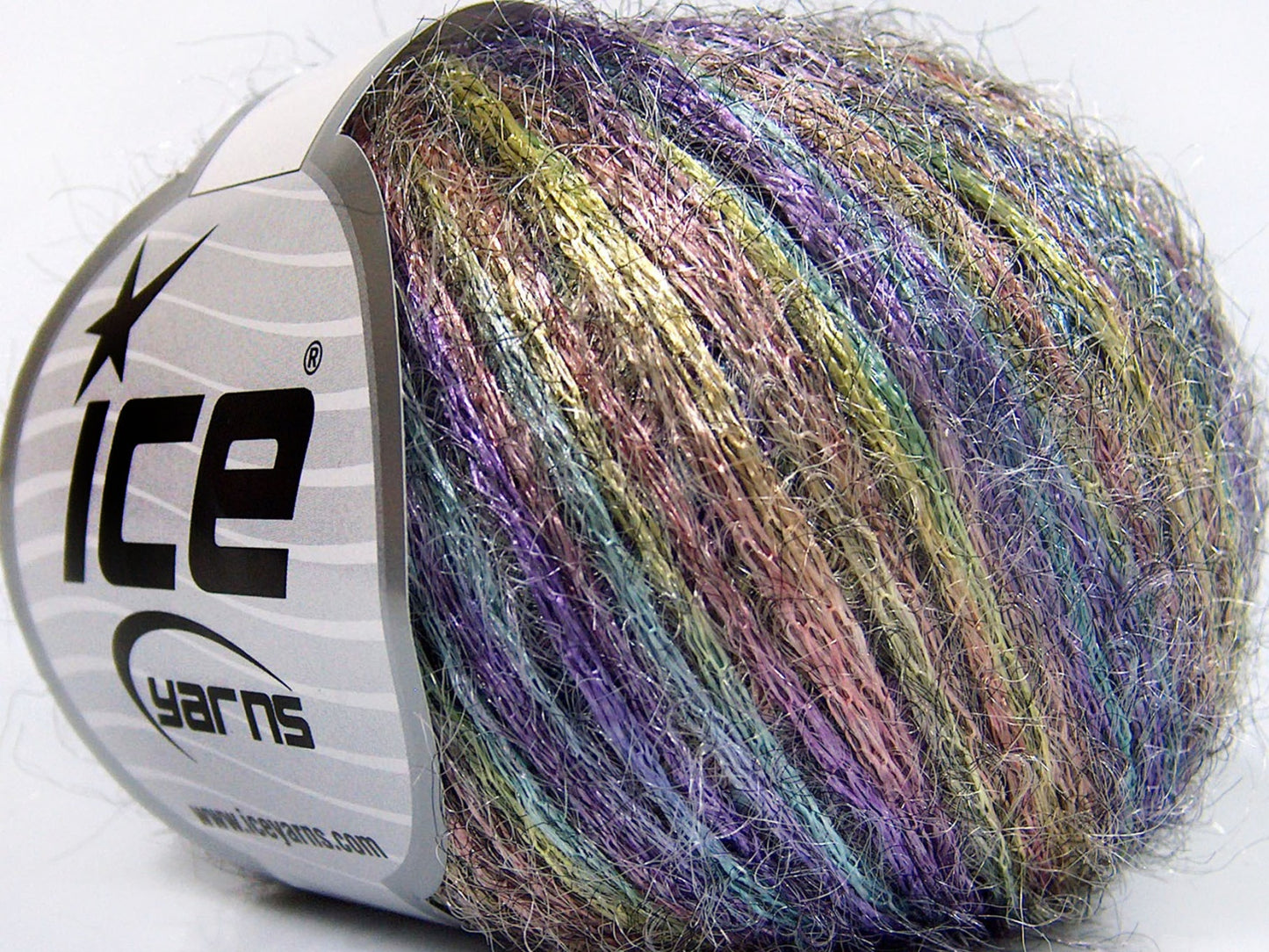 Lot of 8 Skeins Ice Yarns MARCO Hand Knitting Yarn Lilac Green Blue Pink