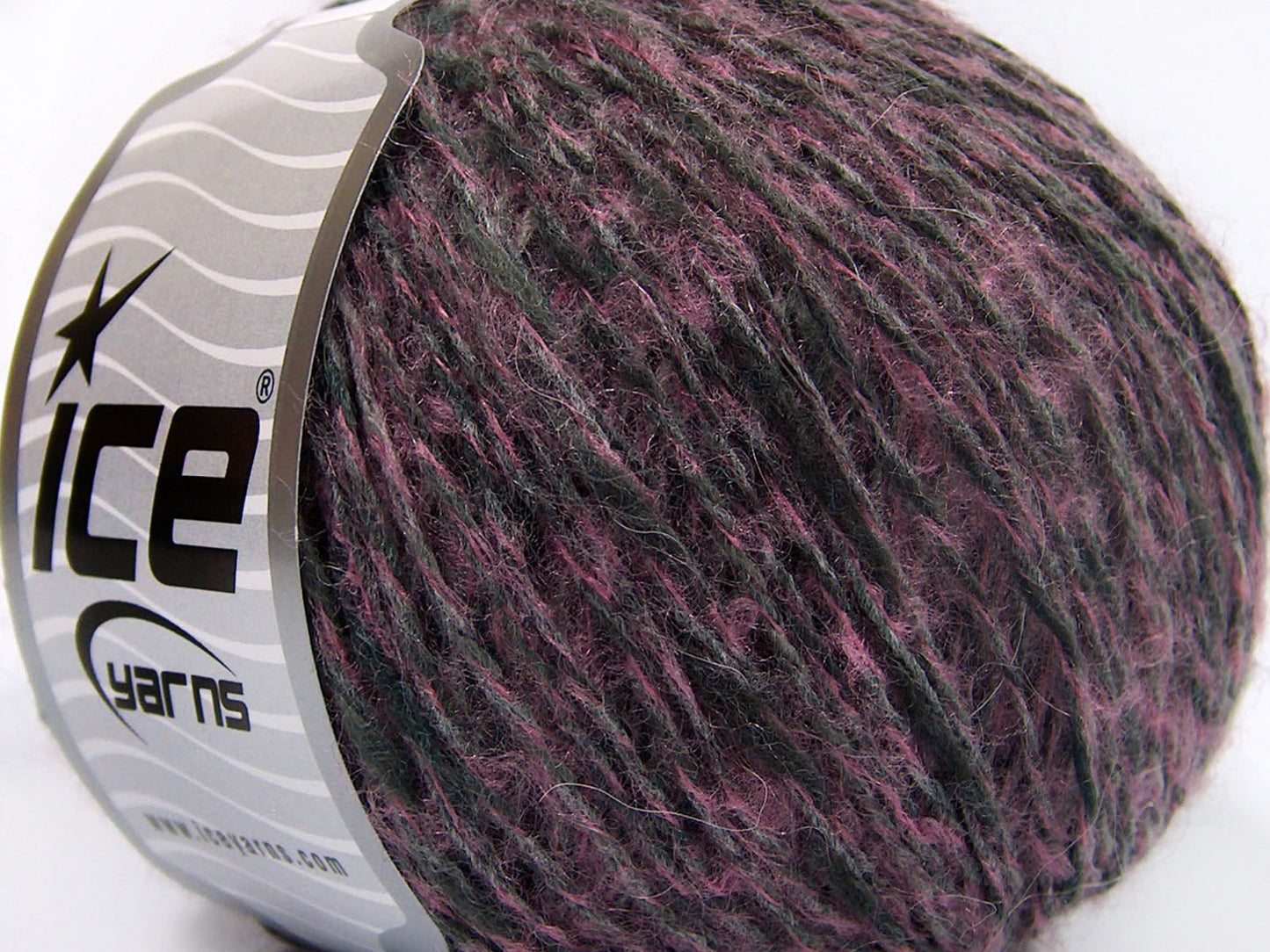 Lot of 8 Skeins Ice Yarns SALE WINTER (50% Wool) Yarn Pink Grey Black