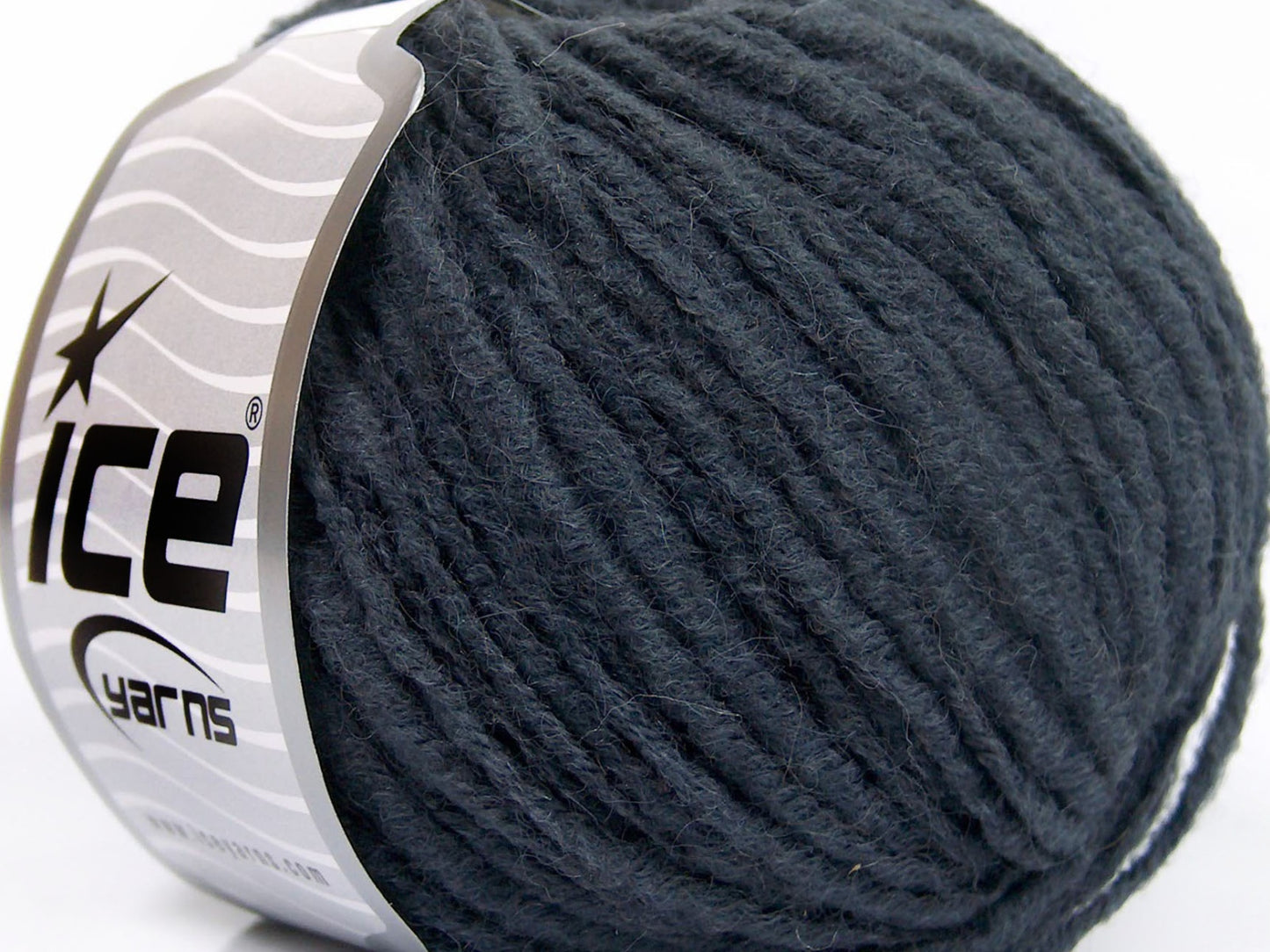 Lot of 8 Skeins Ice Yarns SALE WINTER (40% Wool 20% Cotton) Yarn Grey