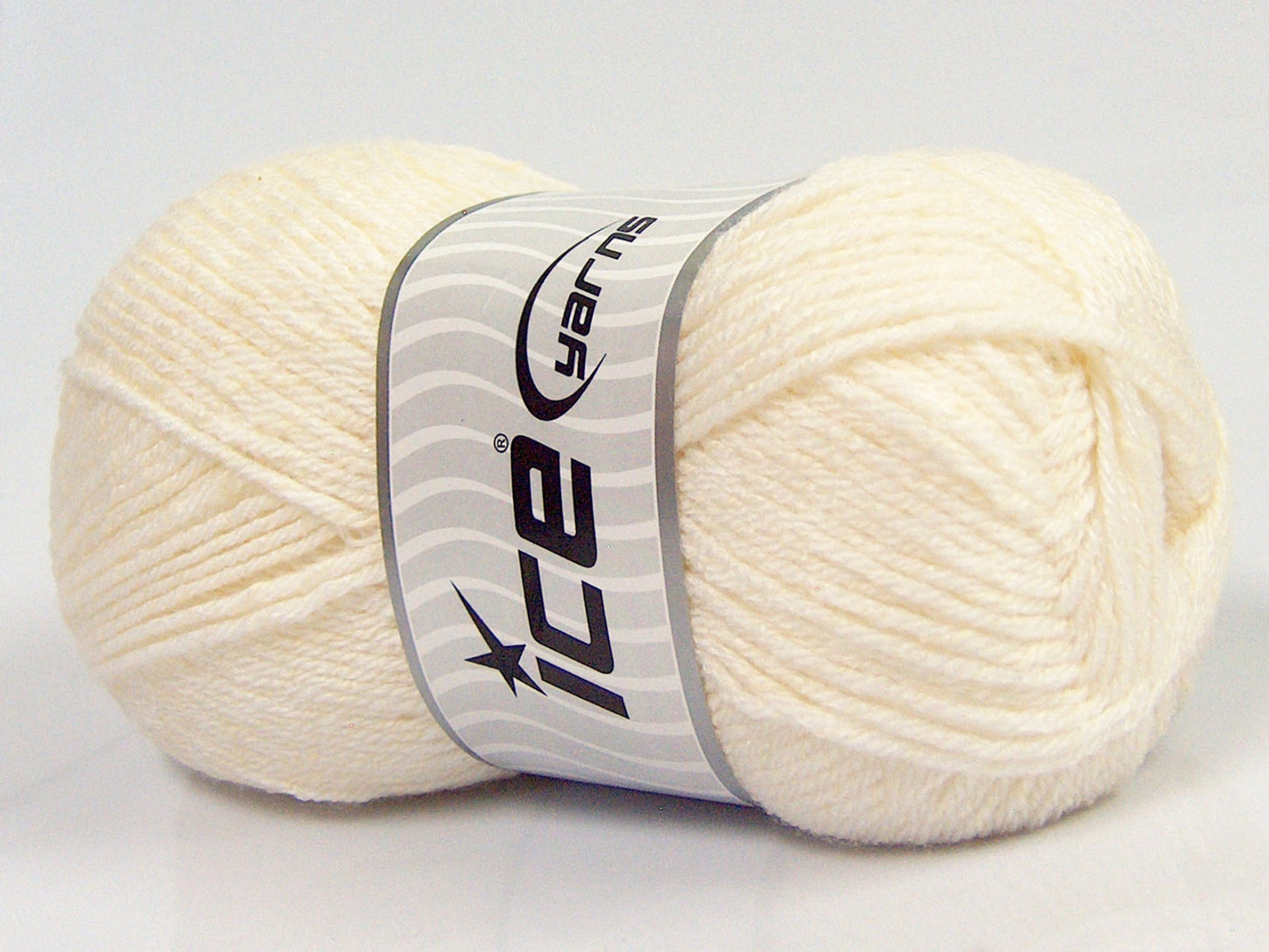 Lot of 4 x 100gr Skeins Ice Yarns NATURAL BABY (10% Bamboo 14% Cotton) Yarn White Cream