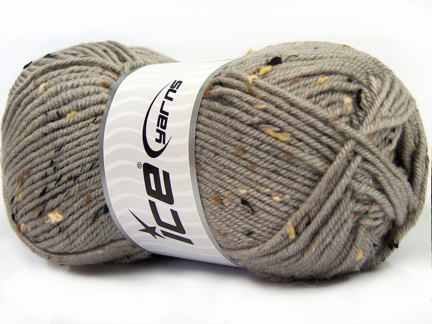 Lot of 4 x 100gr Skeins Ice Yarns SUPER TWEED (20% Wool 5% Viscose) Yarn Light Camel