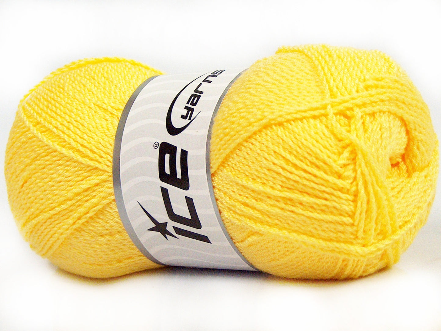 Lot of 4 x 100gr Skeins Ice Yarns WAYUU Hand Knitting Yarn Light Yellow