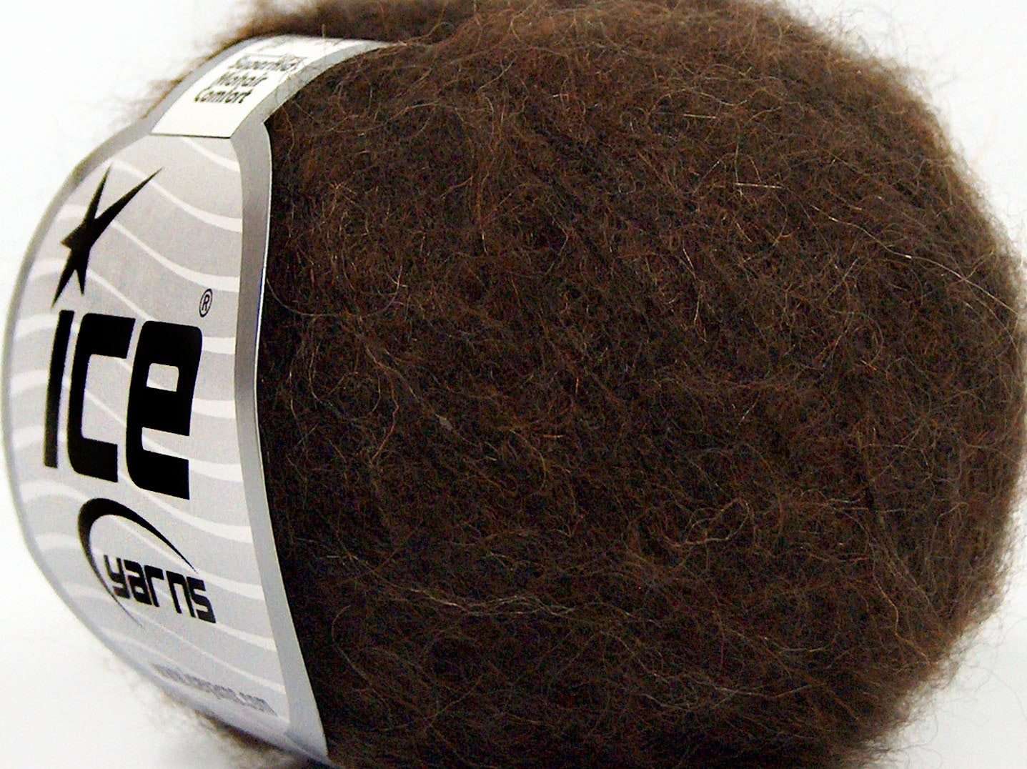 Lot of 10 Skeins Ice Yarns SUPERKID MOHAIR COMFORT (41% SuperKid Mohair 11% Merino Wool) Yarn Dark Brown