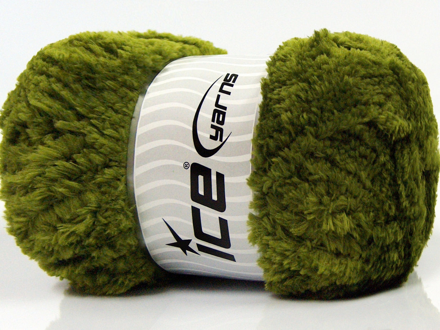 Lot of 4 x 100gr Skeins Ice Yarns PANDA (100% MicroFiber) Yarn Military Green