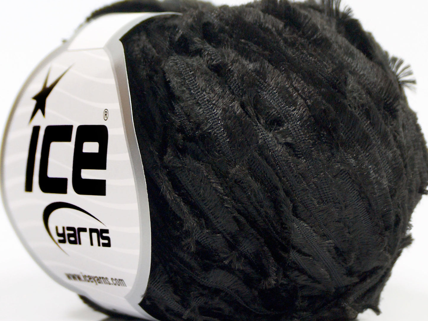 Lot of 8 Skeins Ice Yarns SALE RIBBON Hand Knitting Yarn Black