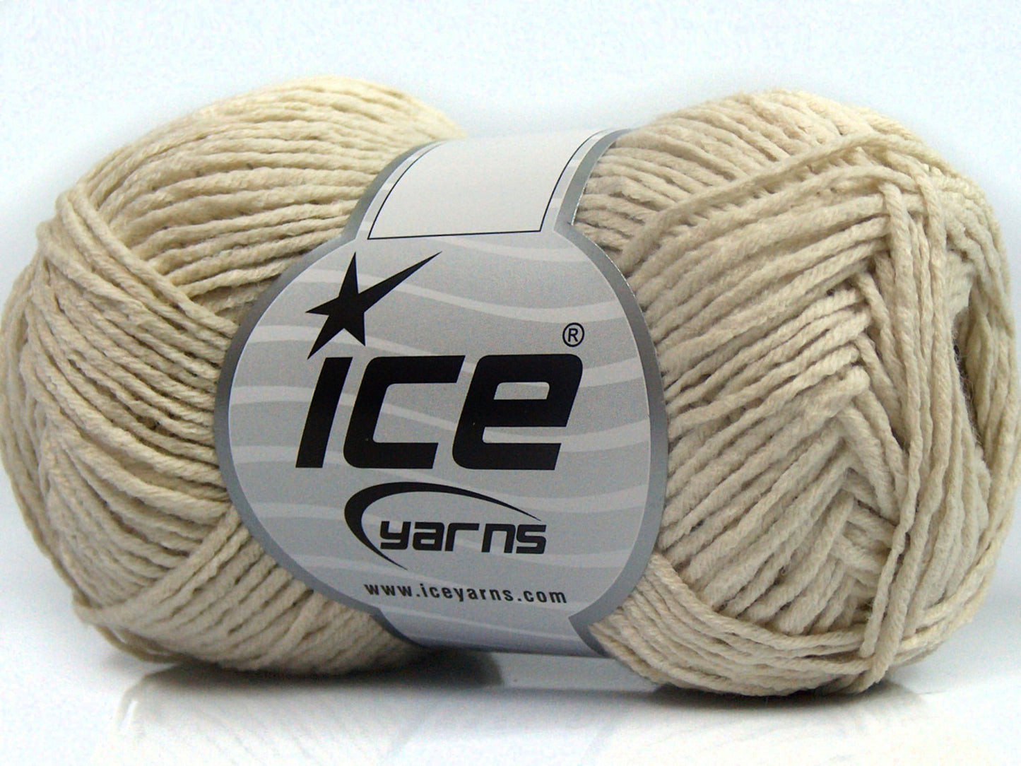 Lot of 8 Skeins Ice Yarns SALE SUMMER (50% Cotton) Hand Knitting Yarn Ecru