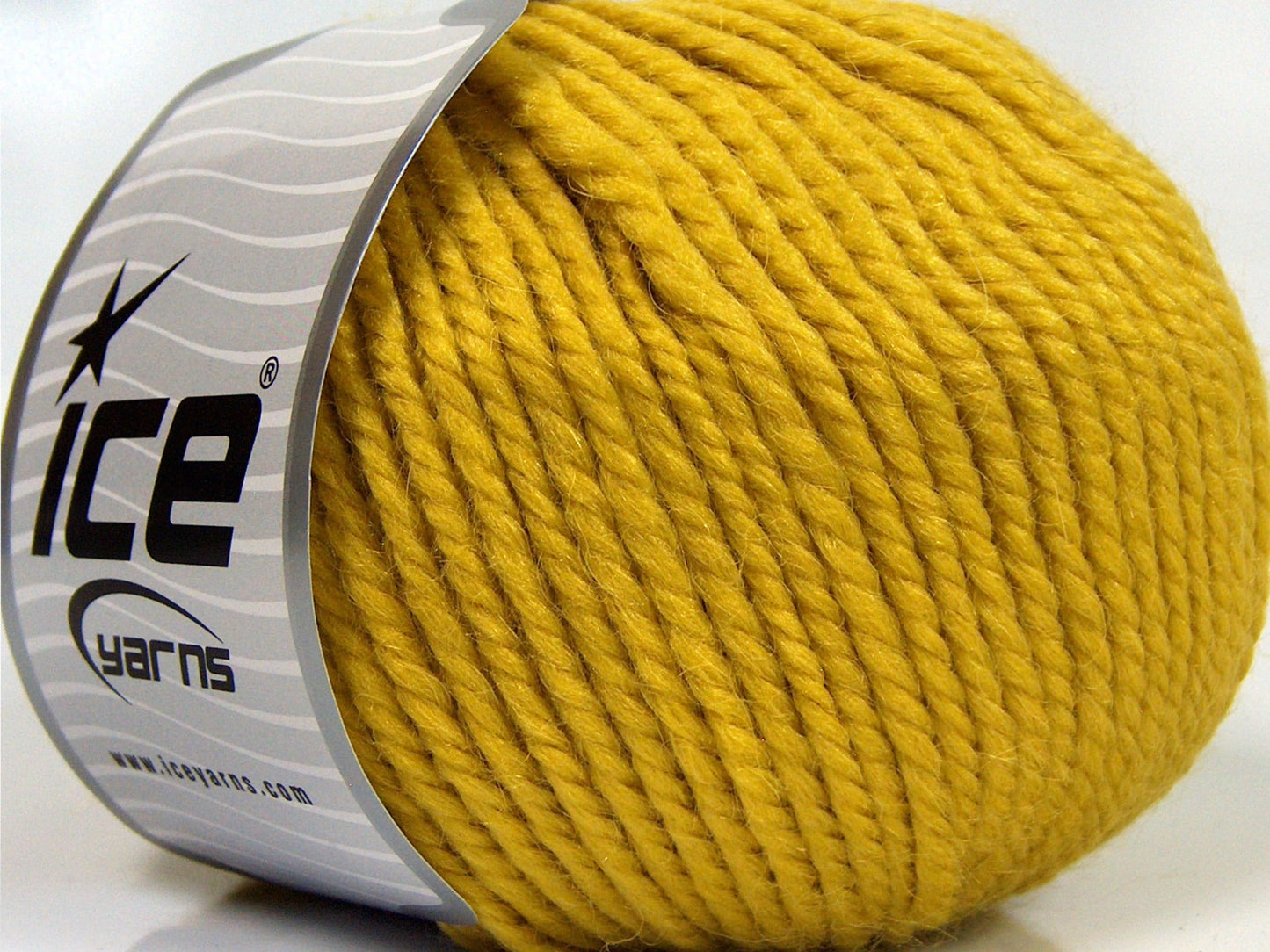 Lot of 3 x 100gr Skeins Ice Yarns PERUVIAN (25% Alpaca 25% Wool) Yarn Yellow