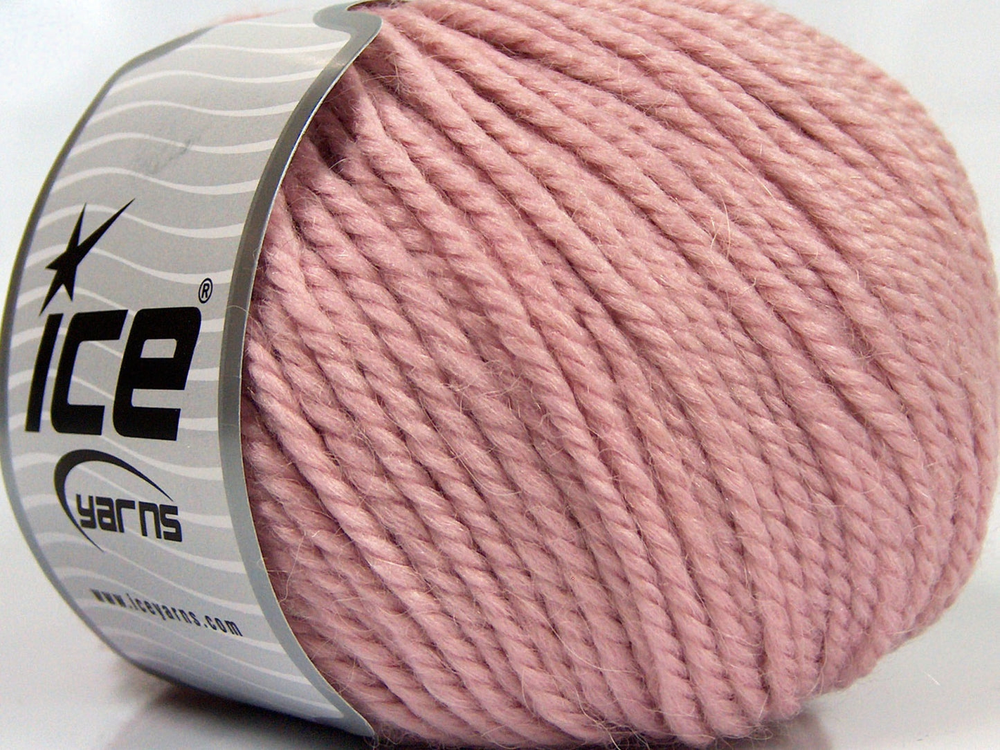 Lot of 3 x 100gr Skeins Ice Yarns PERUVIAN (25% Alpaca 25% Wool) Yarn Light Pink