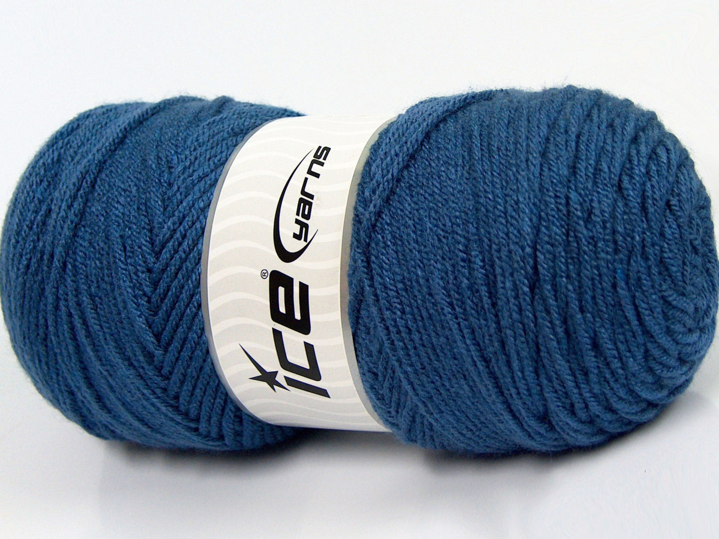 Lot of 2 x 200gr Skeins Ice Yarns SAVER Hand Knitting Yarn Blue