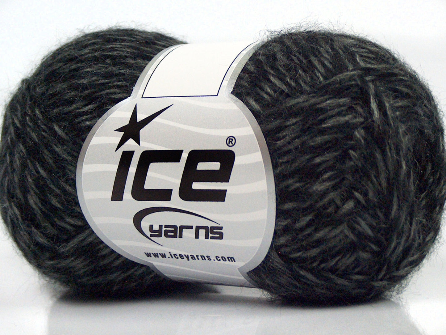 Lot of 8 Skeins Ice Yarns SALE WINTER (30% Wool) Hand Knitting Yarn Black Grey