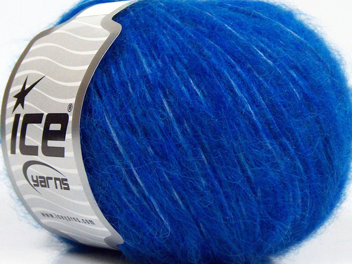 Lot of 8 Skeins Ice Yarns FLEECY WOOL (22% Wool) Yarn Saxe Blue Turquoise