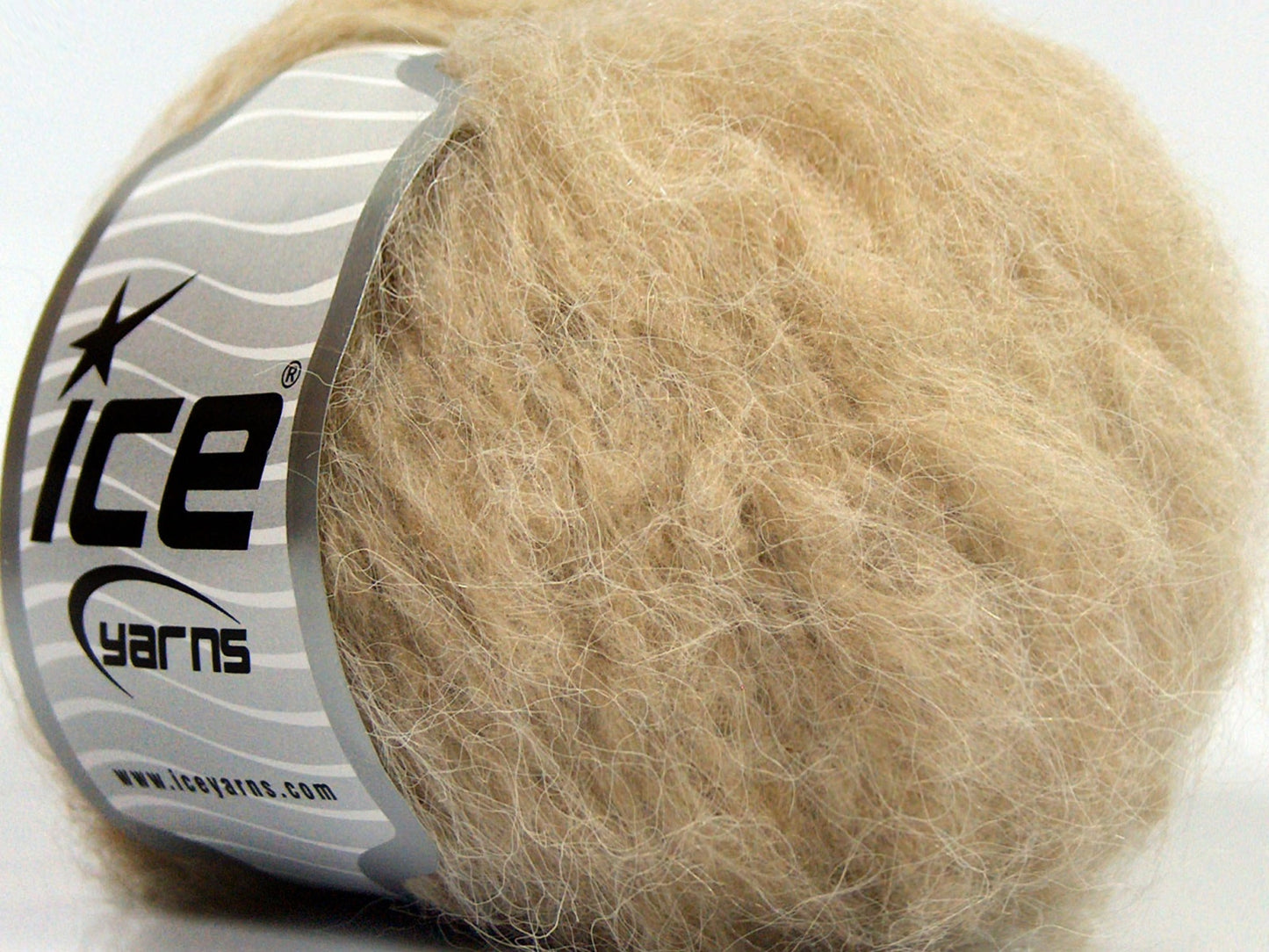 Lot of 8 Skeins Ice Yarns SALE WINTER (40% Wool) Hand Knitting Yarn Light Camel