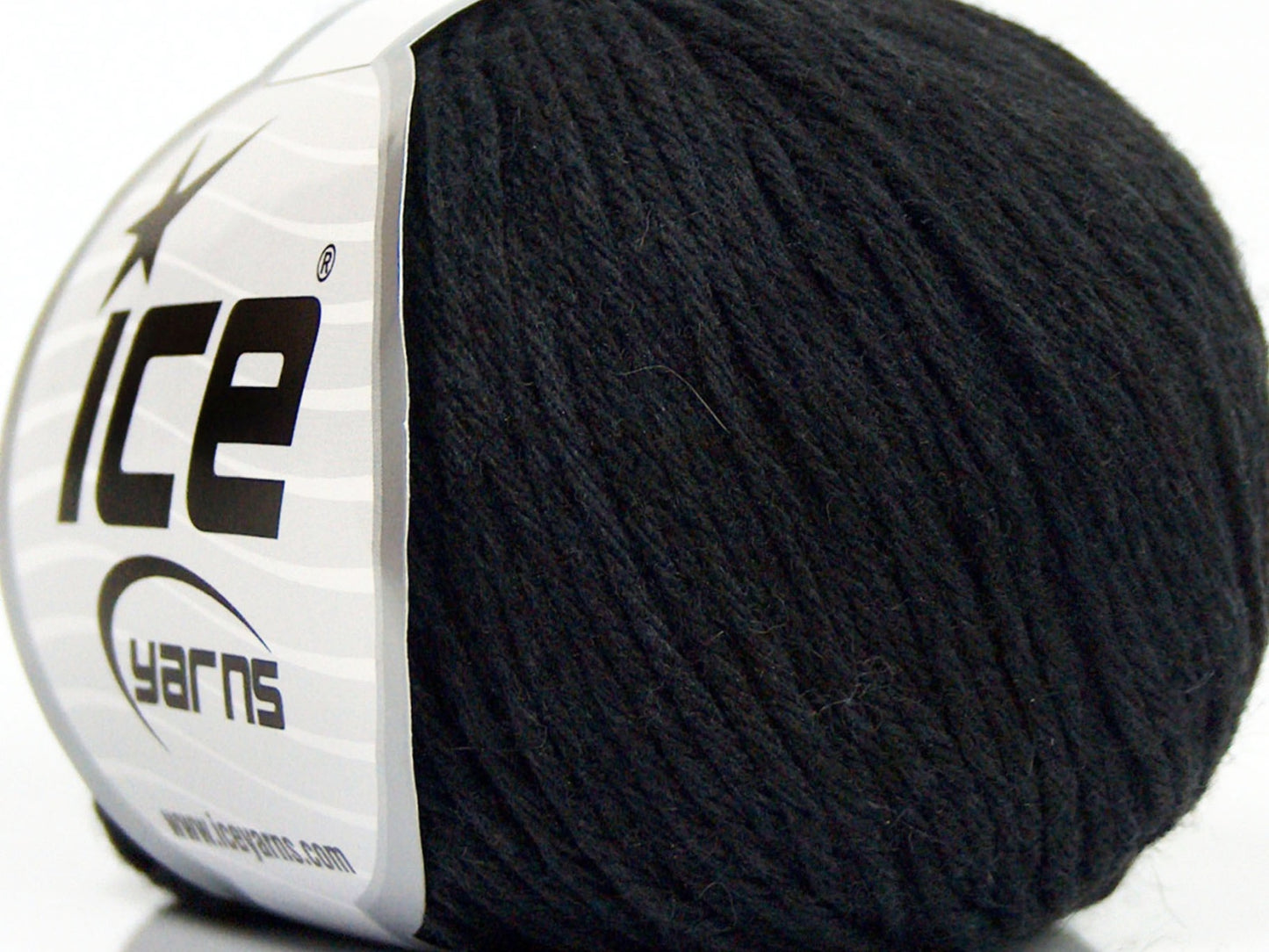 Lot of 8 Skeins Ice Yarns MILANO DK (10% Baby Alpaca 15% Kid Mohair) Yarn Anthracite Black