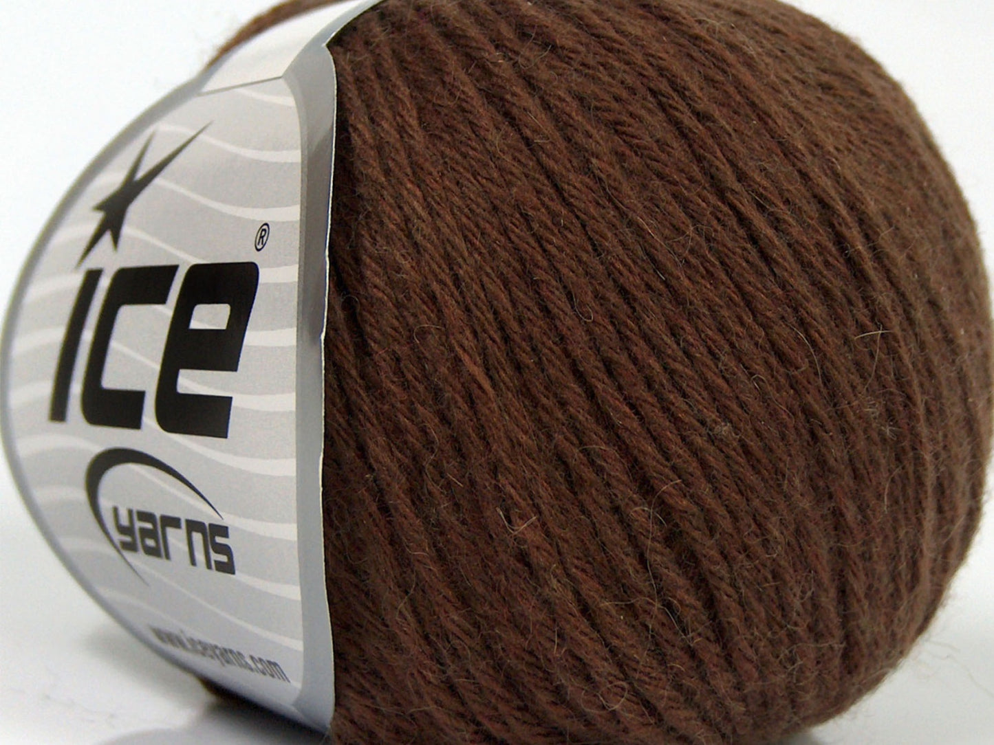 Lot of 8 Skeins Ice Yarns MILANO DK (10% Baby Alpaca 15% Kid Mohair) Yarn Brown