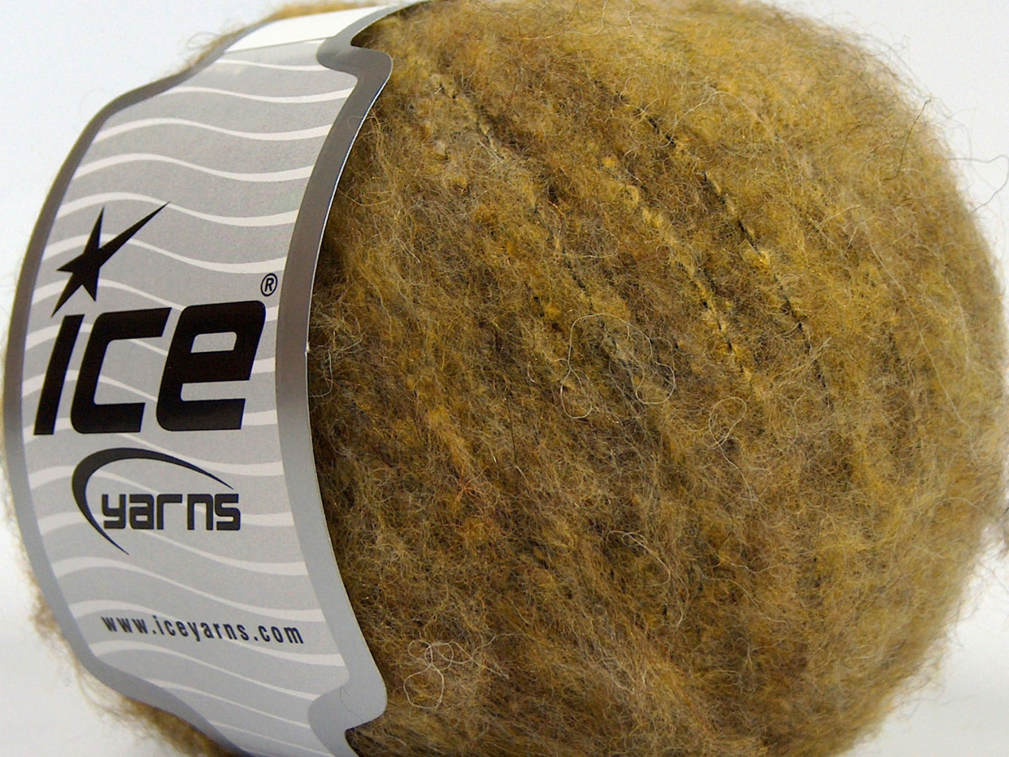 Lot of 8 Skeins Ice Yarns JAGUAR ALPACA (16% Alpaca 24% Wool) Yarn Yellow Shades