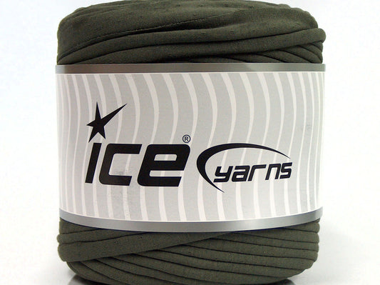 600 gr ICE YARNS UPCYCLED FABRIC 600 (95% Cotton 5% Elastan) Yarn Light Khaki