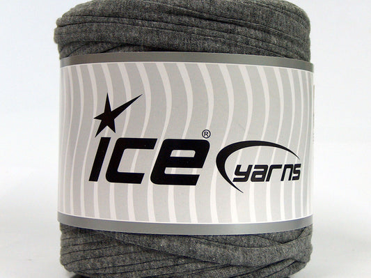 500 gr ICE YARNS UPCYCLED FABRIC 500 (95% Cotton 5% Elastan) Yarn Grey