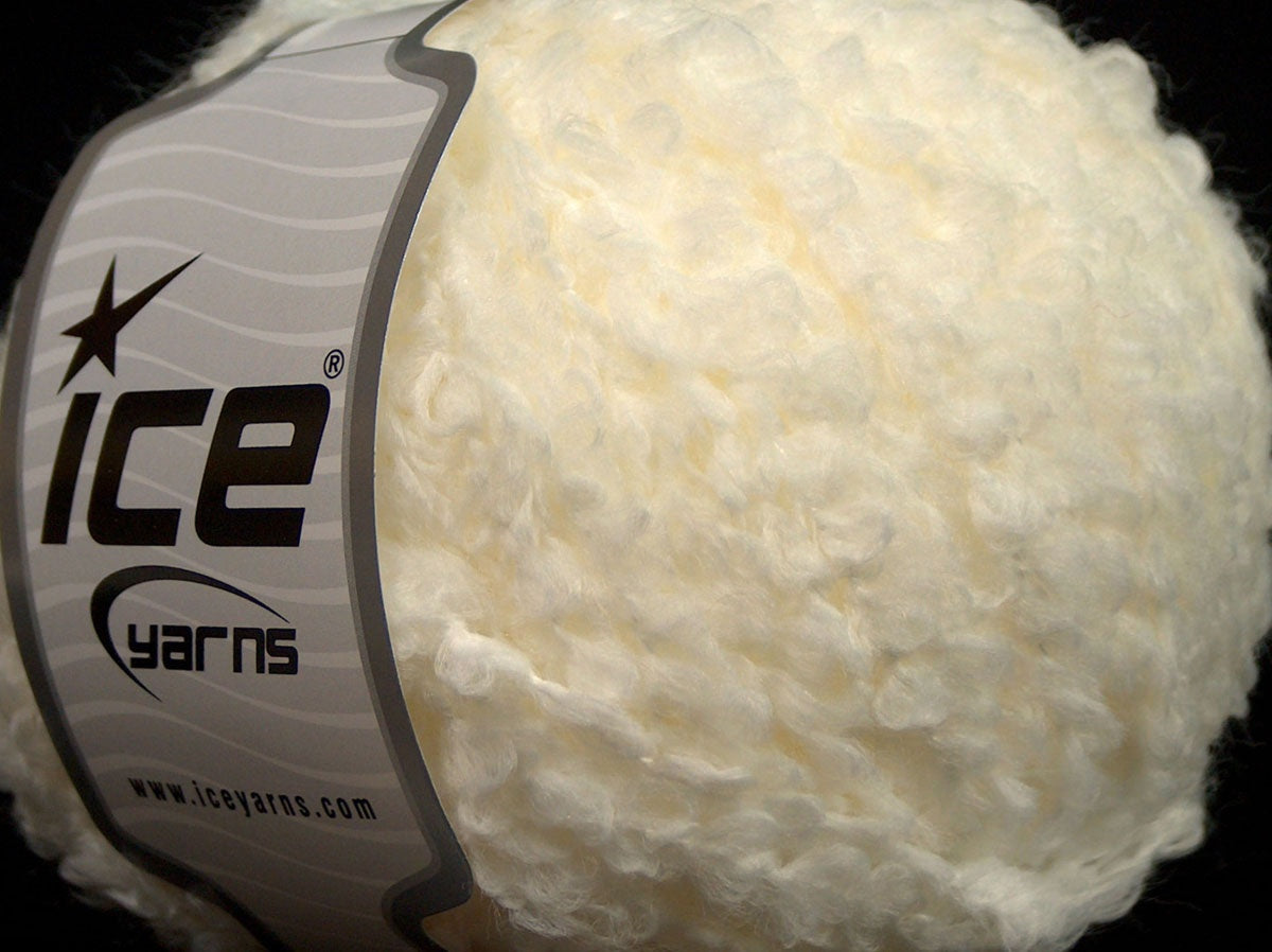 Lot of 8 Skeins Ice Yarns SALE WINTER Hand Knitting Yarn Light Cream