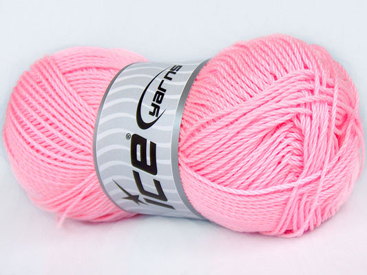 Lot of 4 x 100gr Skeins Ice Yarns WAYUU Hand Knitting Yarn Pink