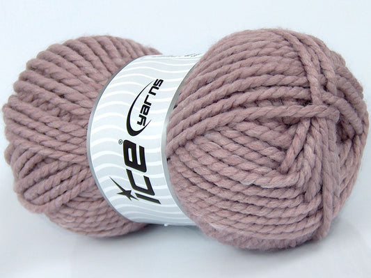 Lot of 3 x 140gr Skeins Ice Yarns ZARATE (10% Wool) Yarn Antique Pink