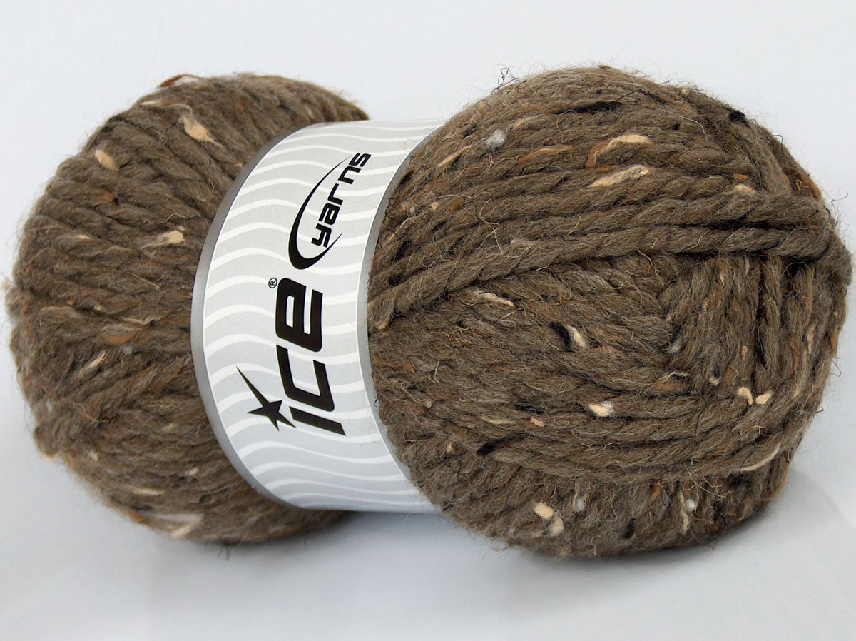 Lot of 2 x 165gr Skeins Ice Yarns SALE WINTER (13% Linen 10% Viscose) Yarn Camel