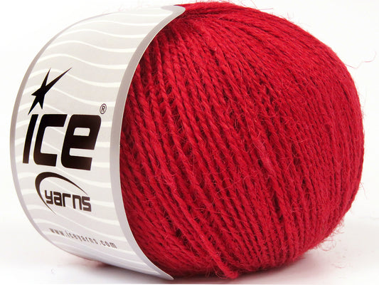 Lot of 4 x 100gr Skeins Ice Yarns HEMP FINE (100% Hemp Yarn) Yarn Dark Red
