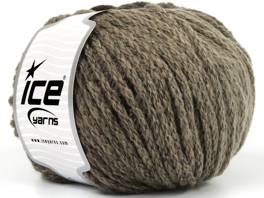 Lot of 4 x 100gr Skeins Ice Yarns NORDIC (23% Wool) Yarn Brown Shades