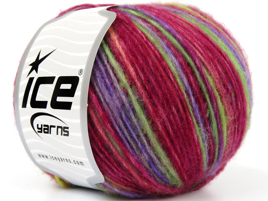 Lot of 8 Skeins Ice Yarns LEONARDO COLOR (66% Merino Wool 34% Organic Cotton) Yarn Burgundy Grey Camel Beige