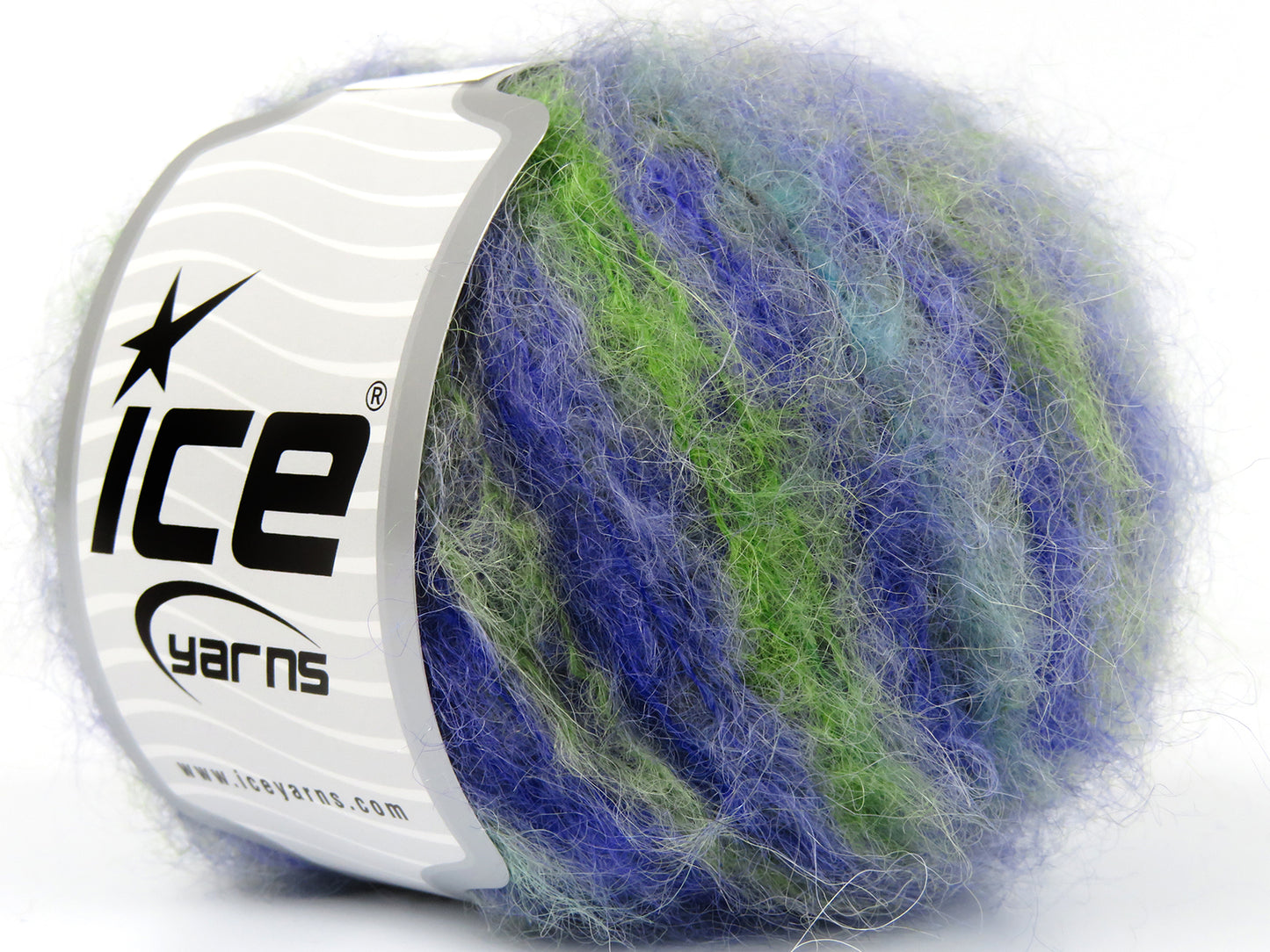 Lot of 8 Skeins Ice Yarns KID MOHAIR ALPACA COLOR (41% Alpaca Superfine 41% Kid Mohair) Yarn Purple Green Grey Turquoise