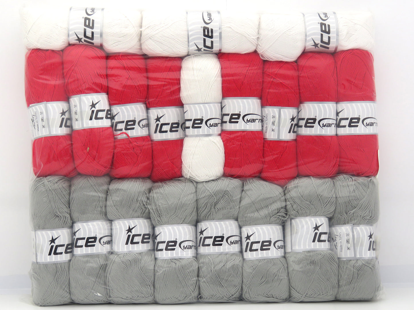 Mixed Lot Multicolor Cotton Acrylic Yarns