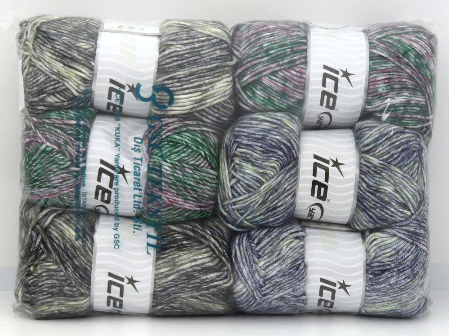 Mixed Lot Multicolor Winter Yarns
