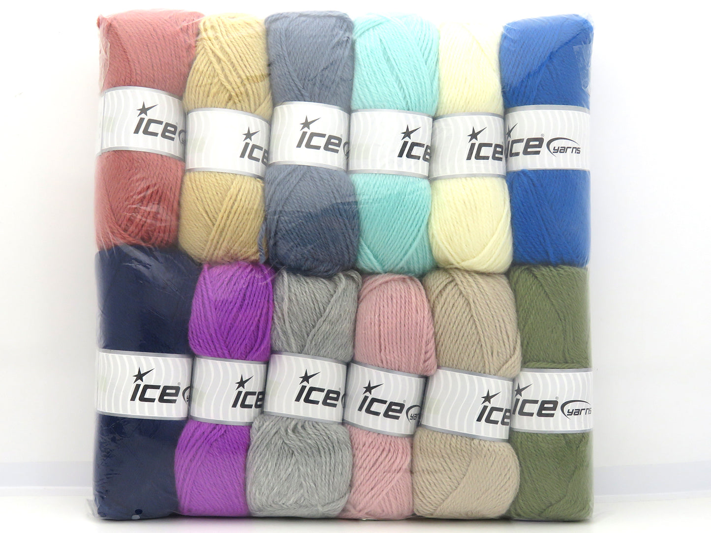 Mixed Lot Multicolor Angora Luxe Yarns