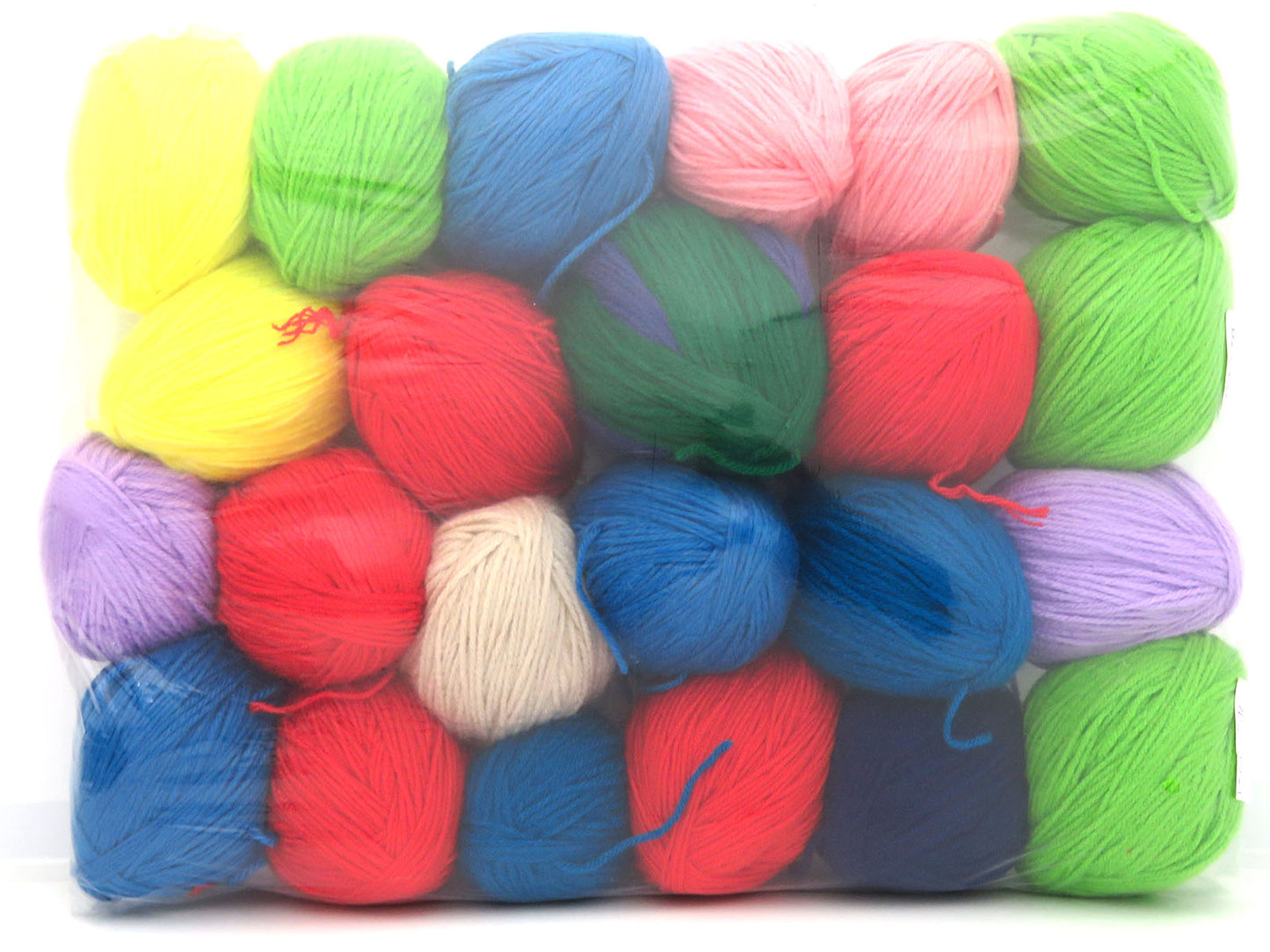 Mixed Lot Multicolor Leftover Plain Yarns fnt2-84378