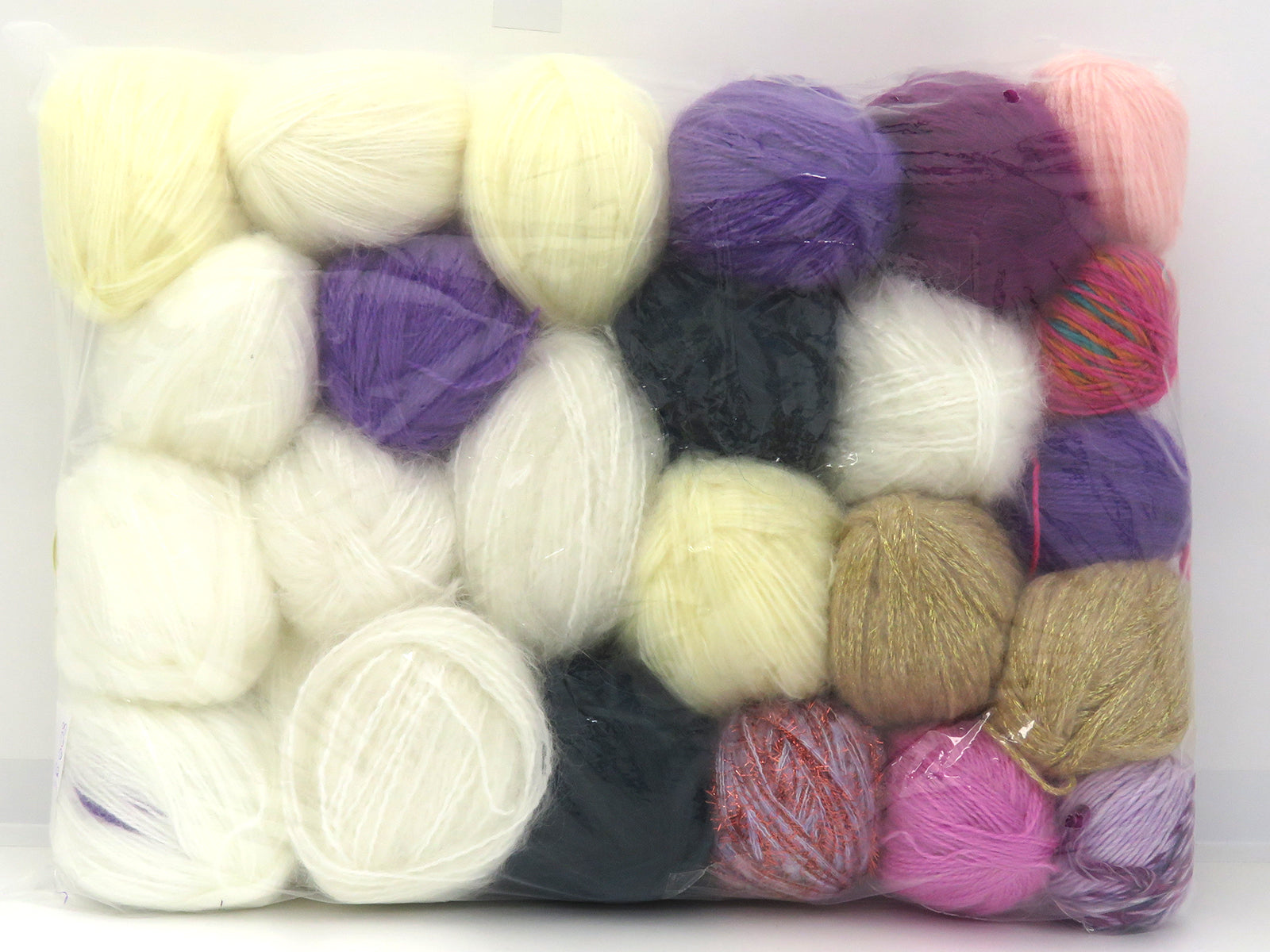 Mixed Lot Multicolor Plain Winter Leftover Yarns fnt2-83688