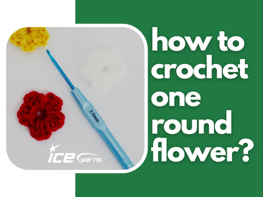 How To Crochet A One Round Flower