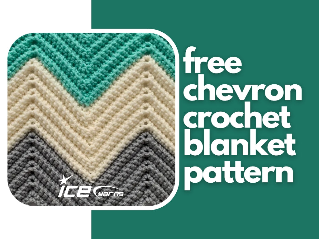 Free Chevron Crochet Blanket Pattern