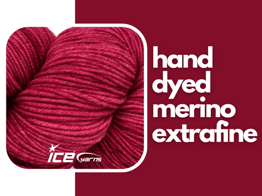 Ice Yarns – Hand Dyed Merino Extrafine / Yarn Review