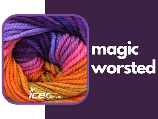Ice Yarns Magic Worsted / Yarn Review