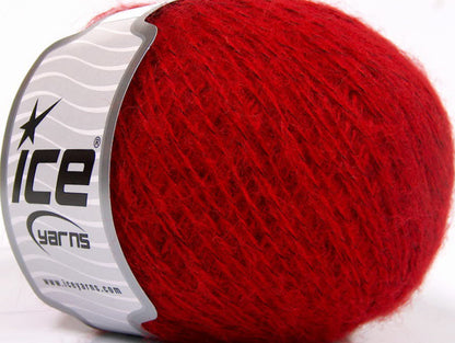 Lot of 8 Skeins ICE PHILIP ALPACA FINE (15% Alpaca 15% Wool) Yarn Red