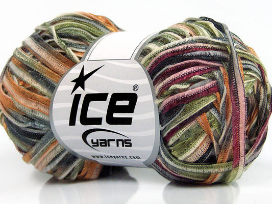 Lot of 8 Skeins ICE SALE SUMMER (50% Cotton) Yarn Khaki Grey Cafe Latte Burgundy